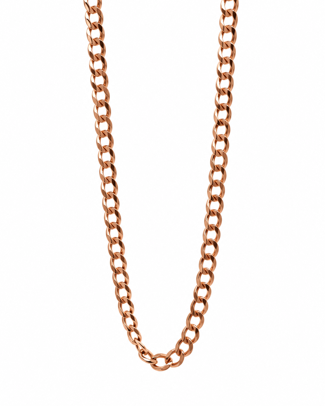 Cadena It Cubana Oro rosa 18k +1 / 8,00 Gr / 3 mm / 60 Cm