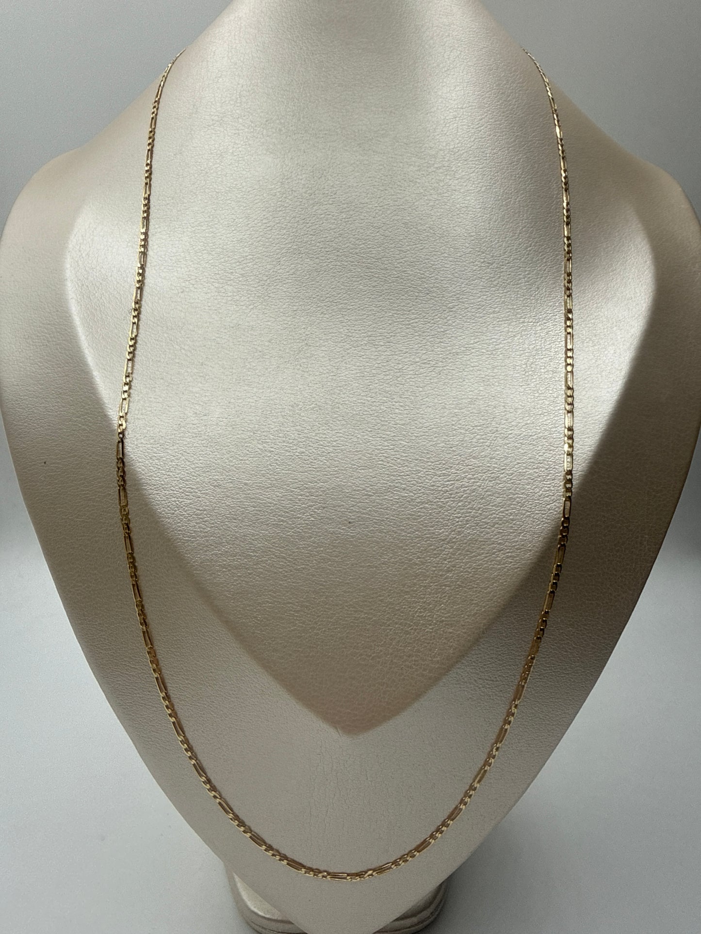 Cadena It Figaro Oro amarillo 18k 3,73 Gr / 1,80 mm / 60 Cm