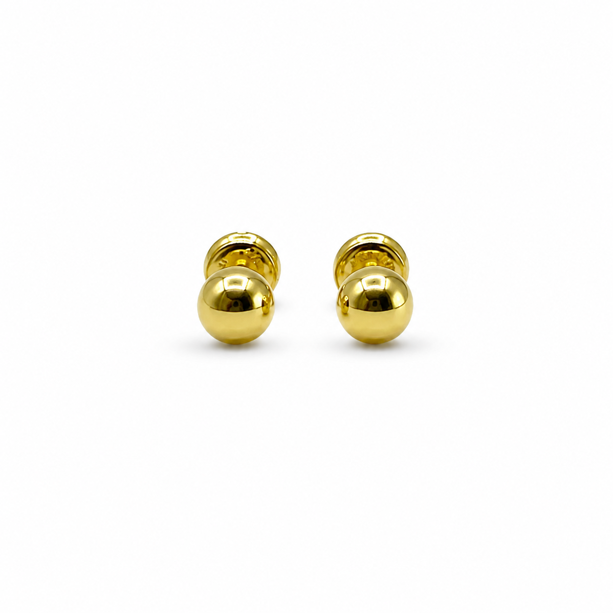 Topos Bola Lisa Oro amarillo 18k 0,58 Gr / 5 mm