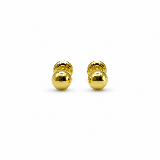 Topos Bola Lisa Oro amarillo 18k 0,58 Gr / 5 mm
