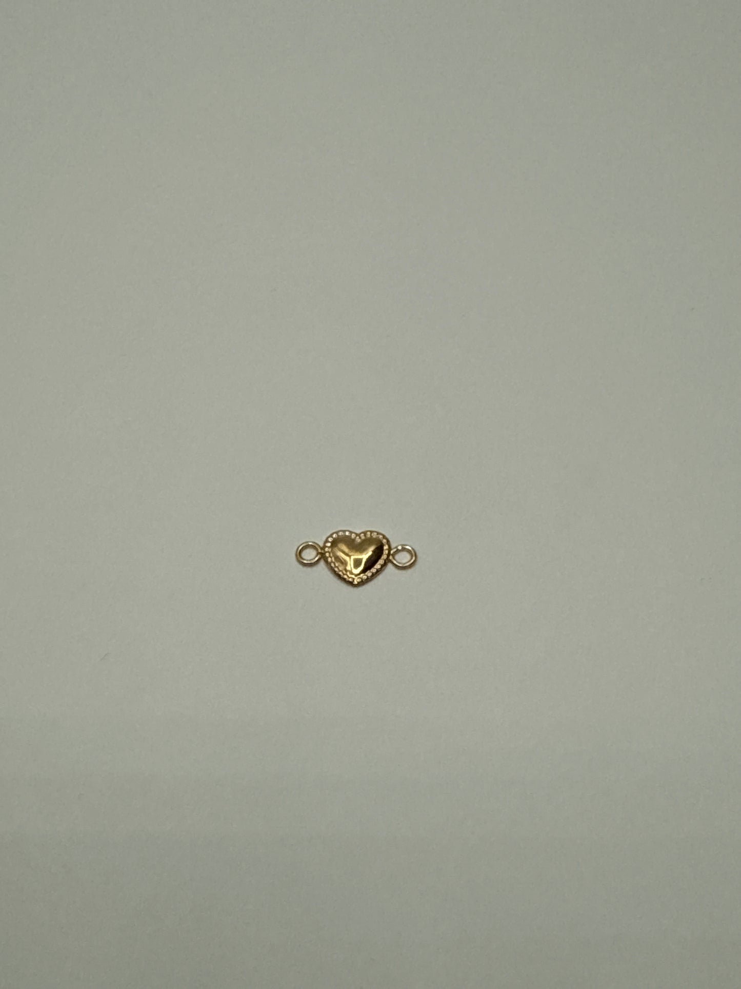 Herraje corazon Oro amarillo 18k 0,29 Gr / 1,3 Cm