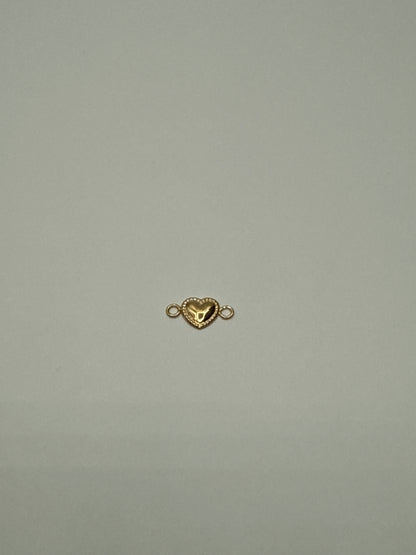 Herraje corazon Oro amarillo 18k 0,29 Gr / 1,3 Cm