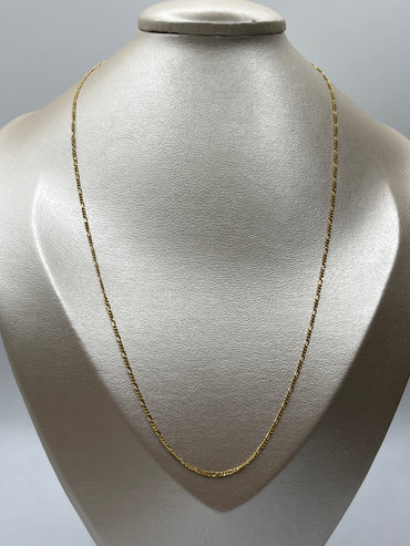 Cadena It Figaro Oro amarillo 18k 1,51 Gr / 1,5 mm / 50 Cm