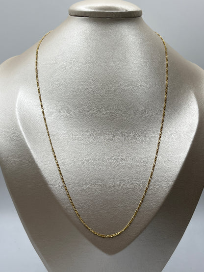 Cadena It Figaro Oro amarillo 18k 1,51 Gr / 1,5 mm / 50 Cm
