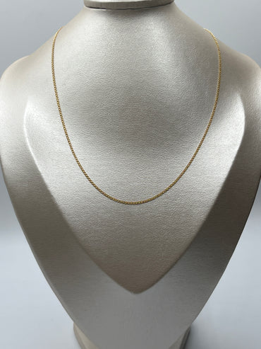 Cadena It China Oro amarillo 18k +3 / 2,53 Gr / 1 mm / 45 Cm
