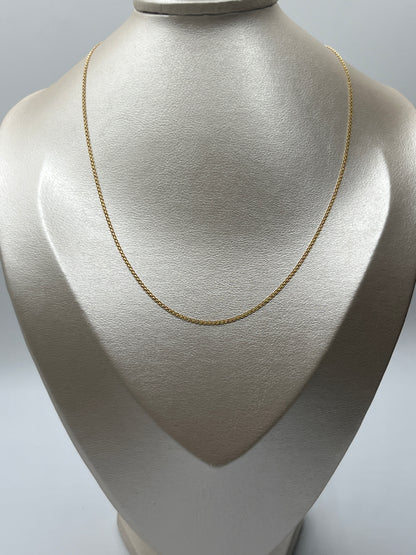 Cadena It China Oro amarillo 18k +3 / 2,53 Gr / 1 mm / 45 Cm