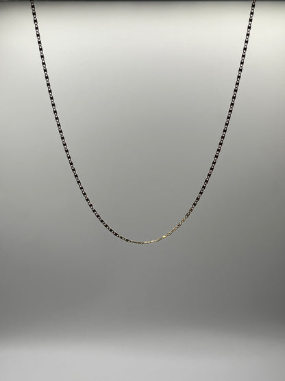Cadena It Plana diamantada Oro amarillo 18k +3 / 1,79 Gr / 1 mm / 45 Cm