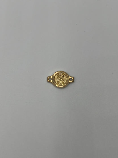 Herraje Signo Peso Oro amarillo 18k 0,61 Gr / 1 Cm