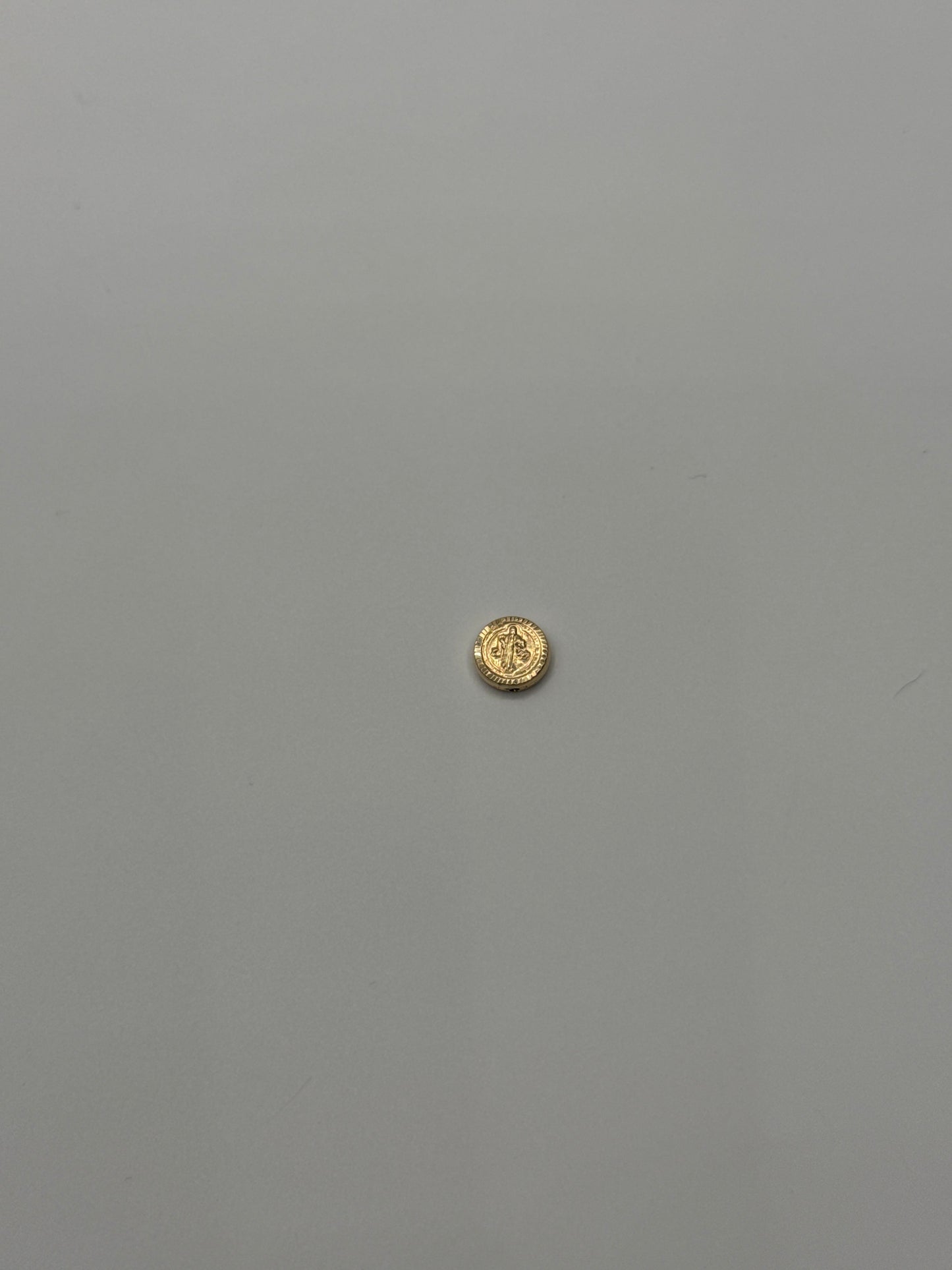 Herraje San Benito Oro amarillo 18k 0,36 Gr / 0,8 Cm