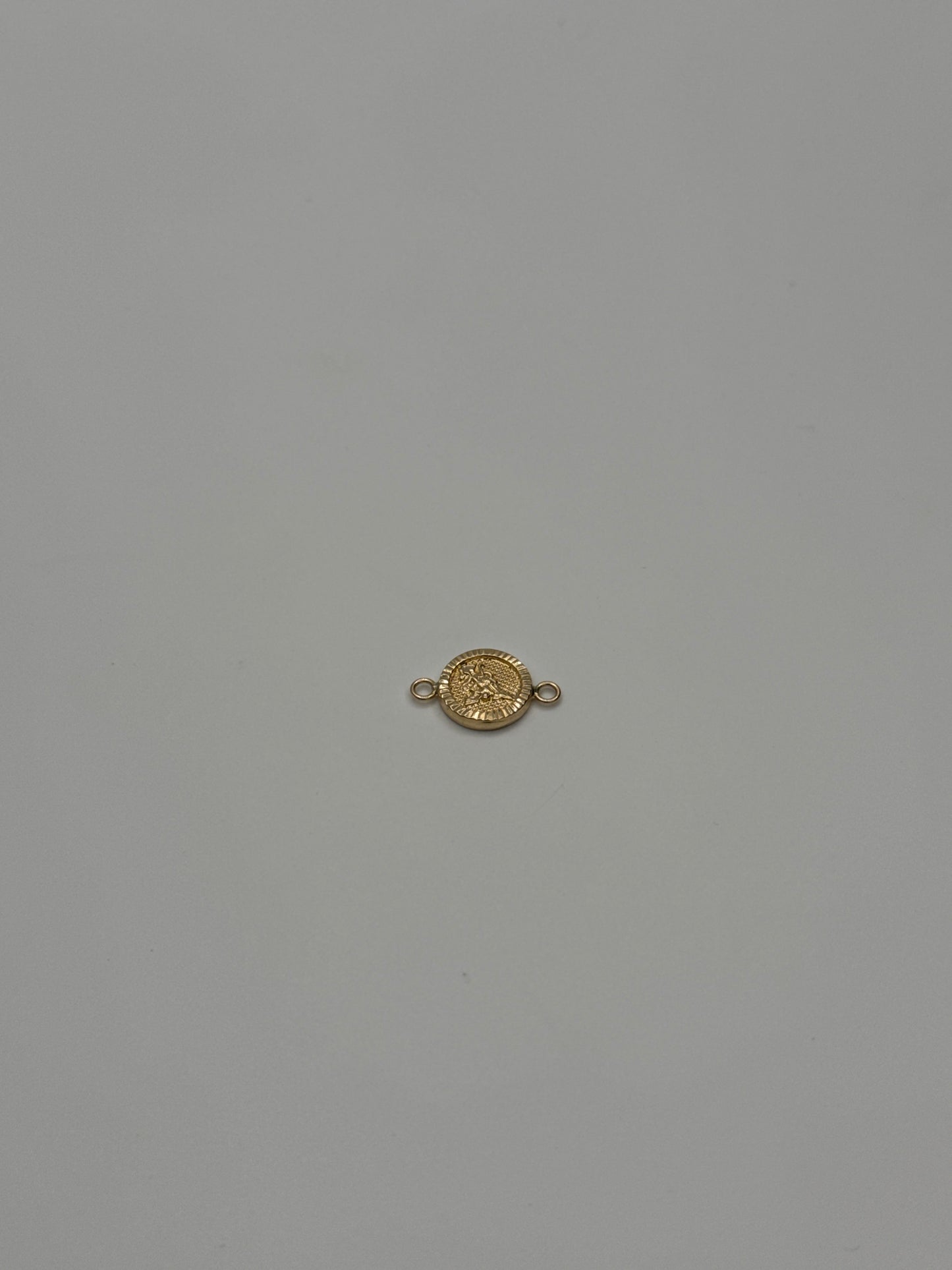 Herraje Arcangel San Miguel Oro amarillo 18k 0,68 Gr / 1,15 Cm
