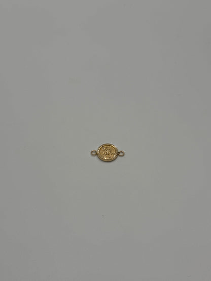 Herraje Arcangel San Miguel Oro amarillo 18k 0,68 Gr / 1,15 Cm