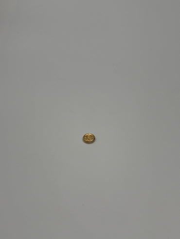 Herraje letra R Oro amarillo 18k 0,35 Gr / 1 Cm