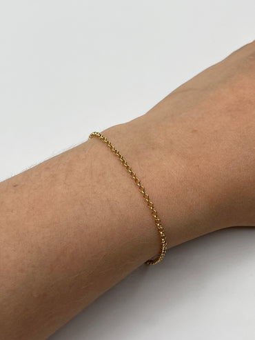 Pulso It Rolon Oro amarillo 18k 0,62 Gr / 1,20 mm / 18 Cm