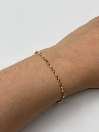 Pulso It Rolon Oro amarillo 18k 0,62 Gr / 1,20 mm / 18 Cm