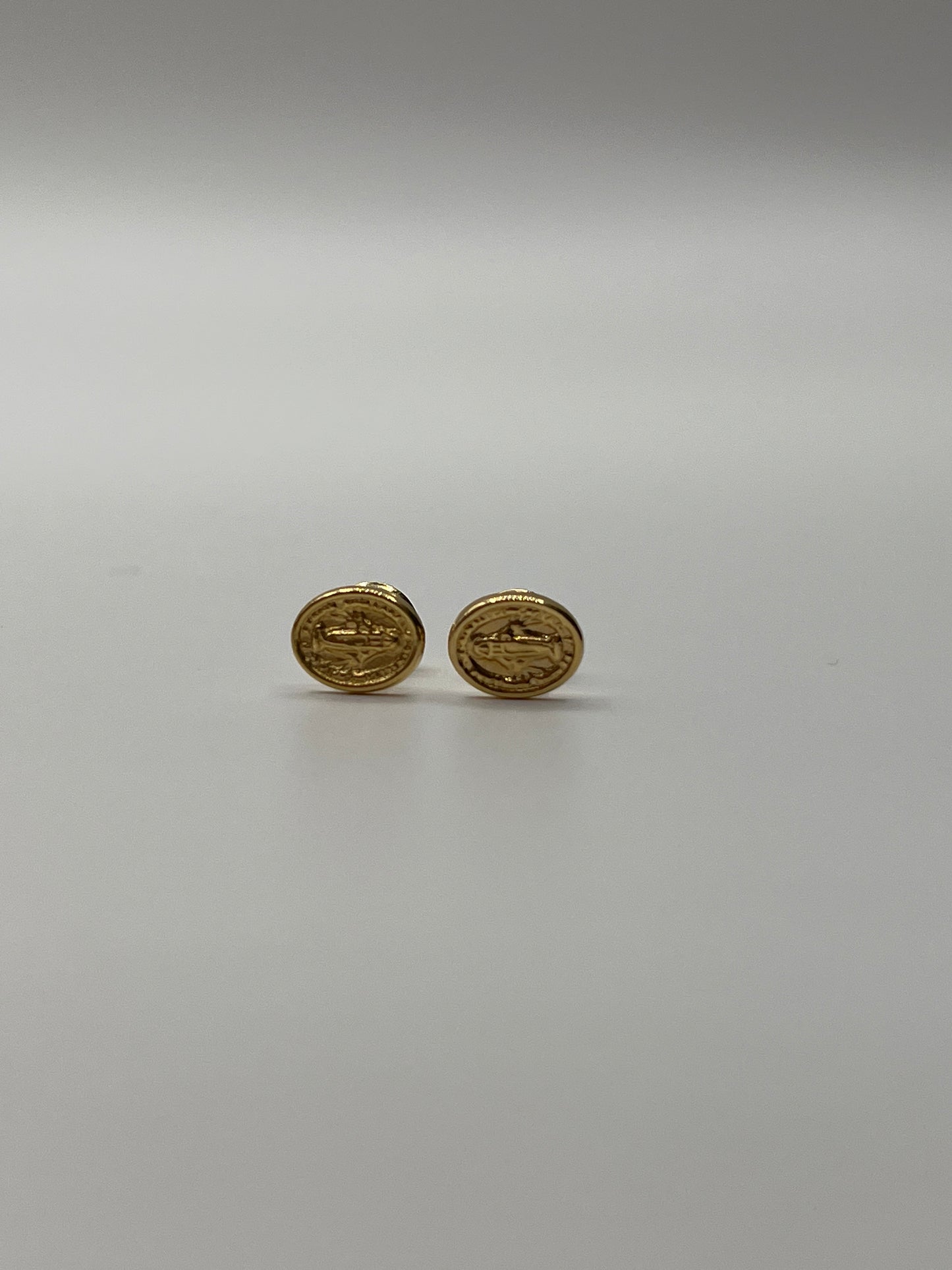 Topos Virgen Milagrosa Oro amarillo 18k 0,73 Gr / 8 mm