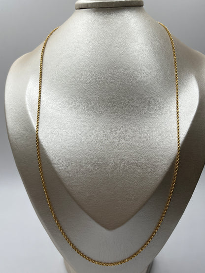Cadena It Lazo Oro amarillo 18k +3 / 2,09 Gr / 1,55 mm / 60 Cm