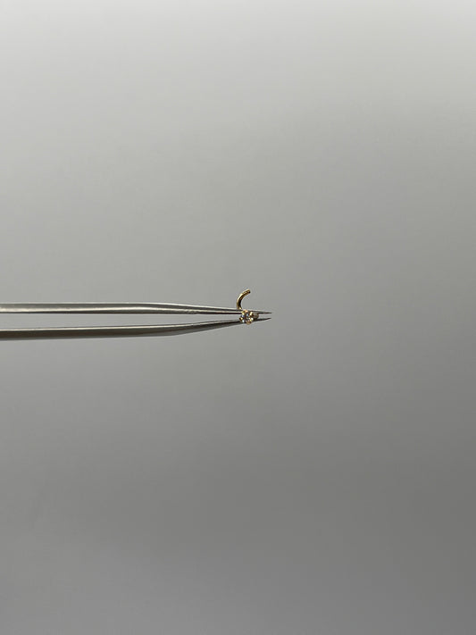 Piercing Circon Blanco 0.13Gr