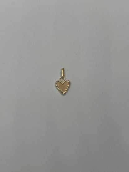 Dije Corazon Oro amarillo 18k 0,34 Gr / 7,8 mm / 0,7 Cm
