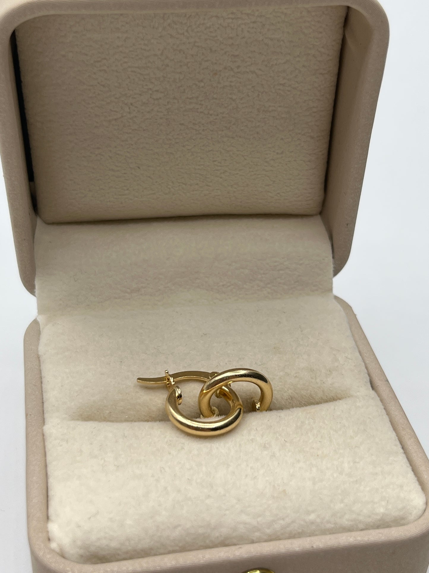 Candonga Lisa Oro amarillo 18k 1,32 Gr / 1,4 Cm