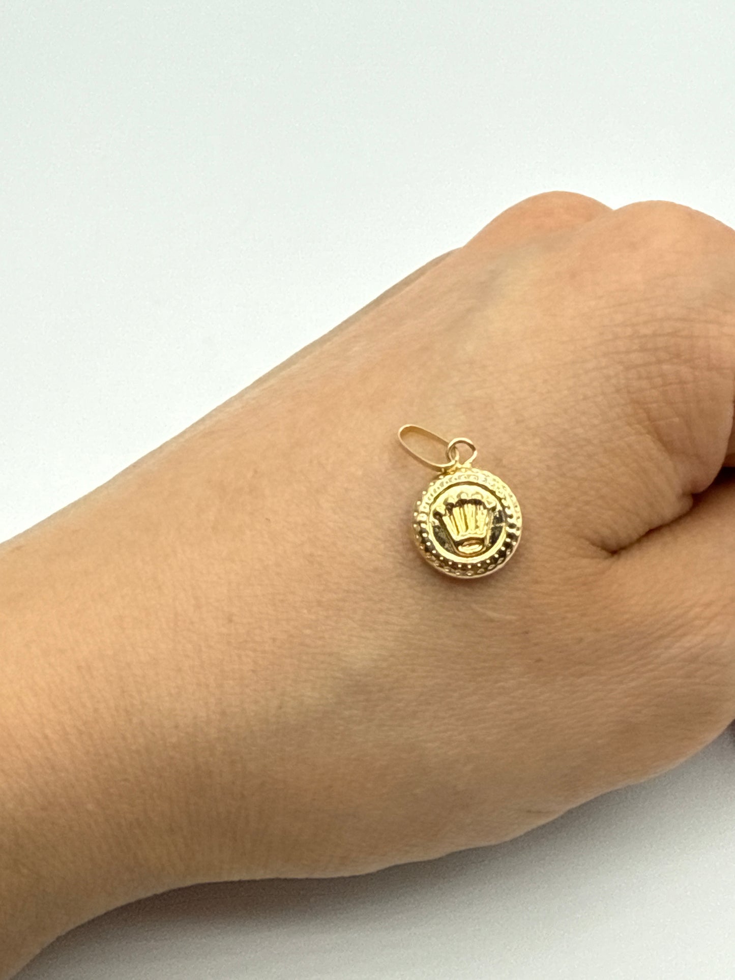 Dije RX Oro amarillo 18k 0,52 Gr / 10 mm / 1 Cm
