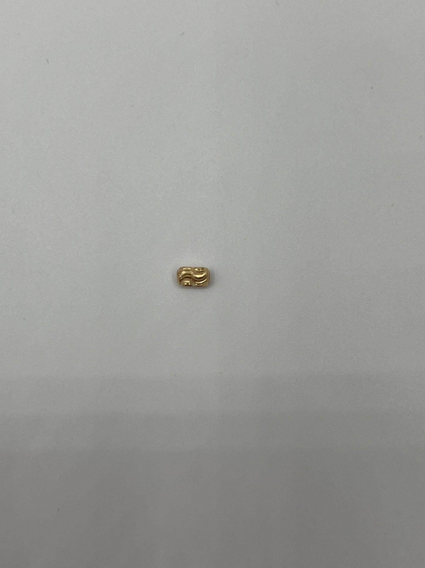 Herraje Cilindro oro amarillo 18k 0.08gr / 2.80mm
