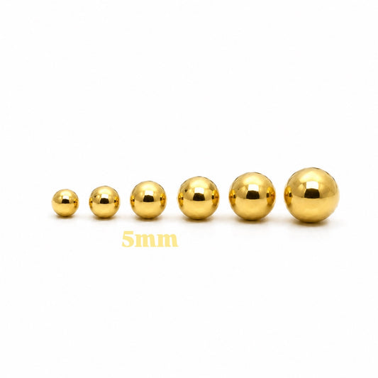 Bola Lisa 5mm / Oro Amarillo