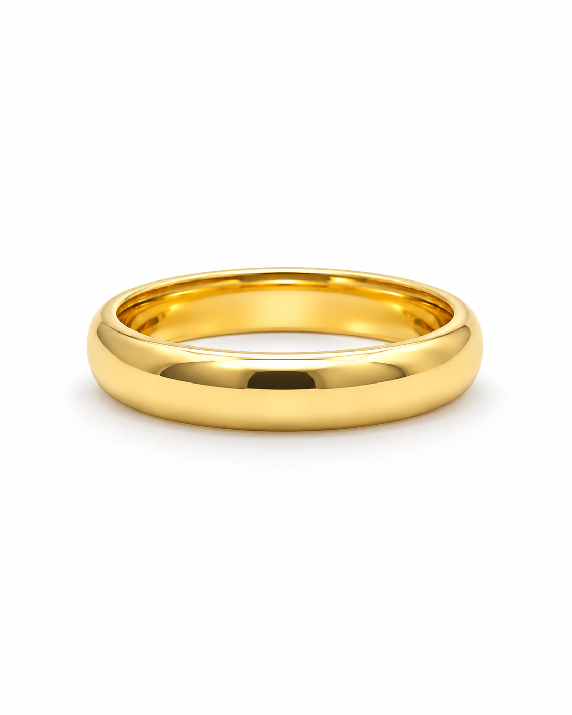Anillo Argolla Lisa Oro amarillo 18k / Talla 7 / 2,34 Gr / 5,9 mm