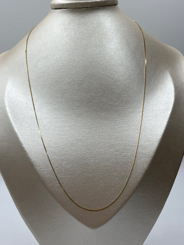 Cadena It Veneciana Oro amarillo 18k +3 / 1,40 Gr / 1 mm / 50 Cm