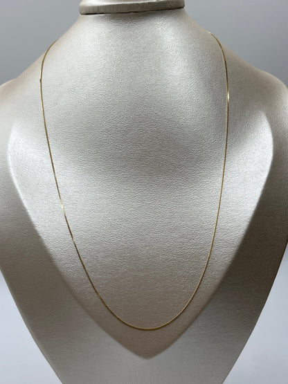 Cadena It Veneciana Oro amarillo 18k +3 / 0,92 Gr / 0,50 mm / 40 Cm