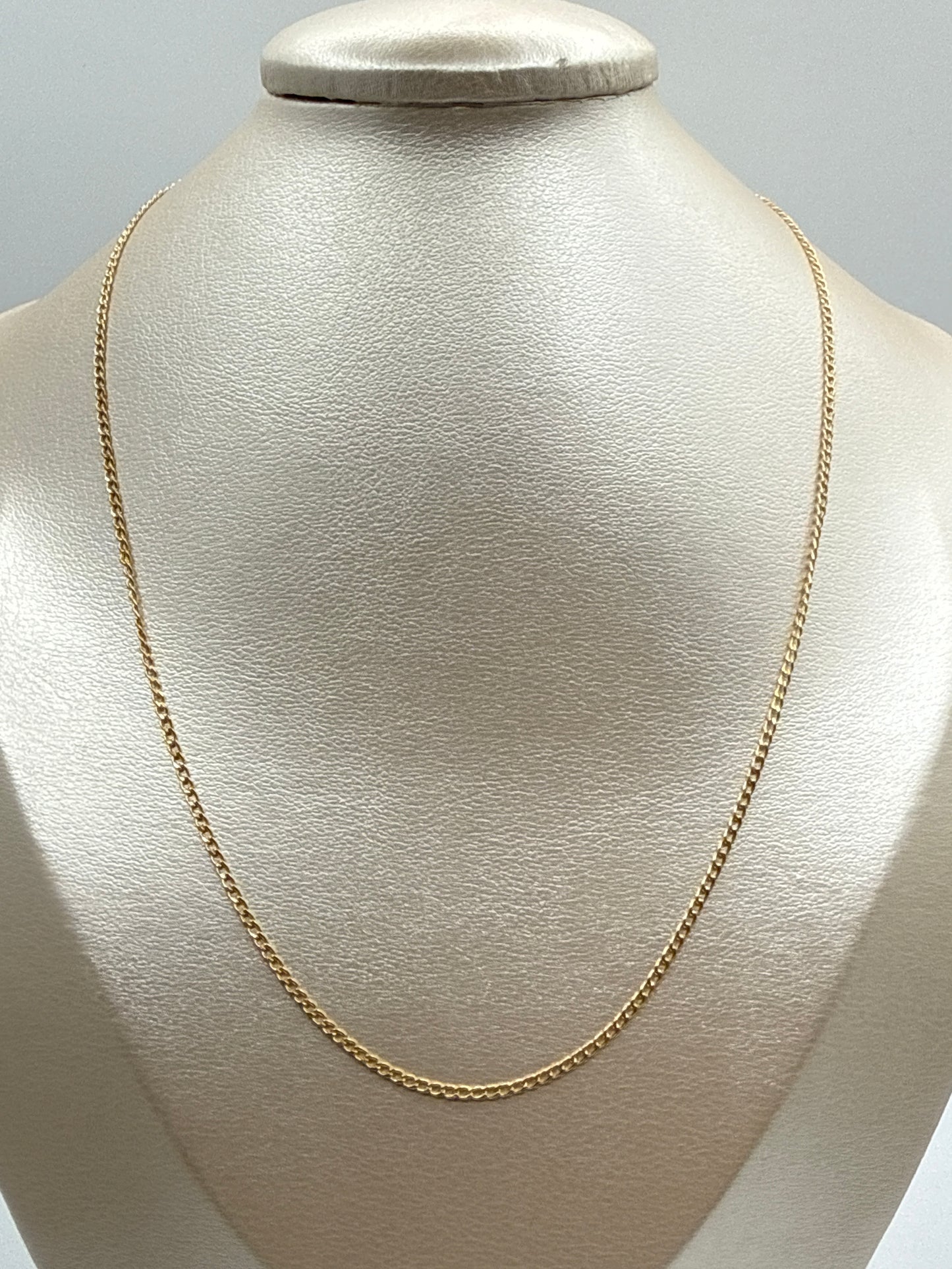 Cadena It Mini Cubana Oro amarillo 18k +3 / 2,06 Gr / 1 mm / 45 Cm