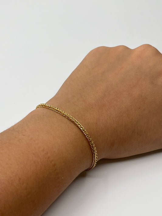 Pulso It Franco Oro amarillo 18k +2 / 2,75 Gr / 3 mm / 19 Cm