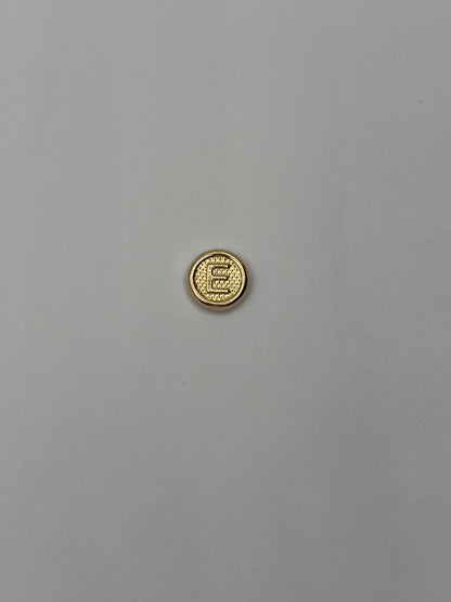 Herraje Letra E Oro amarillo 18k 0,38 Gr / 1 Cm