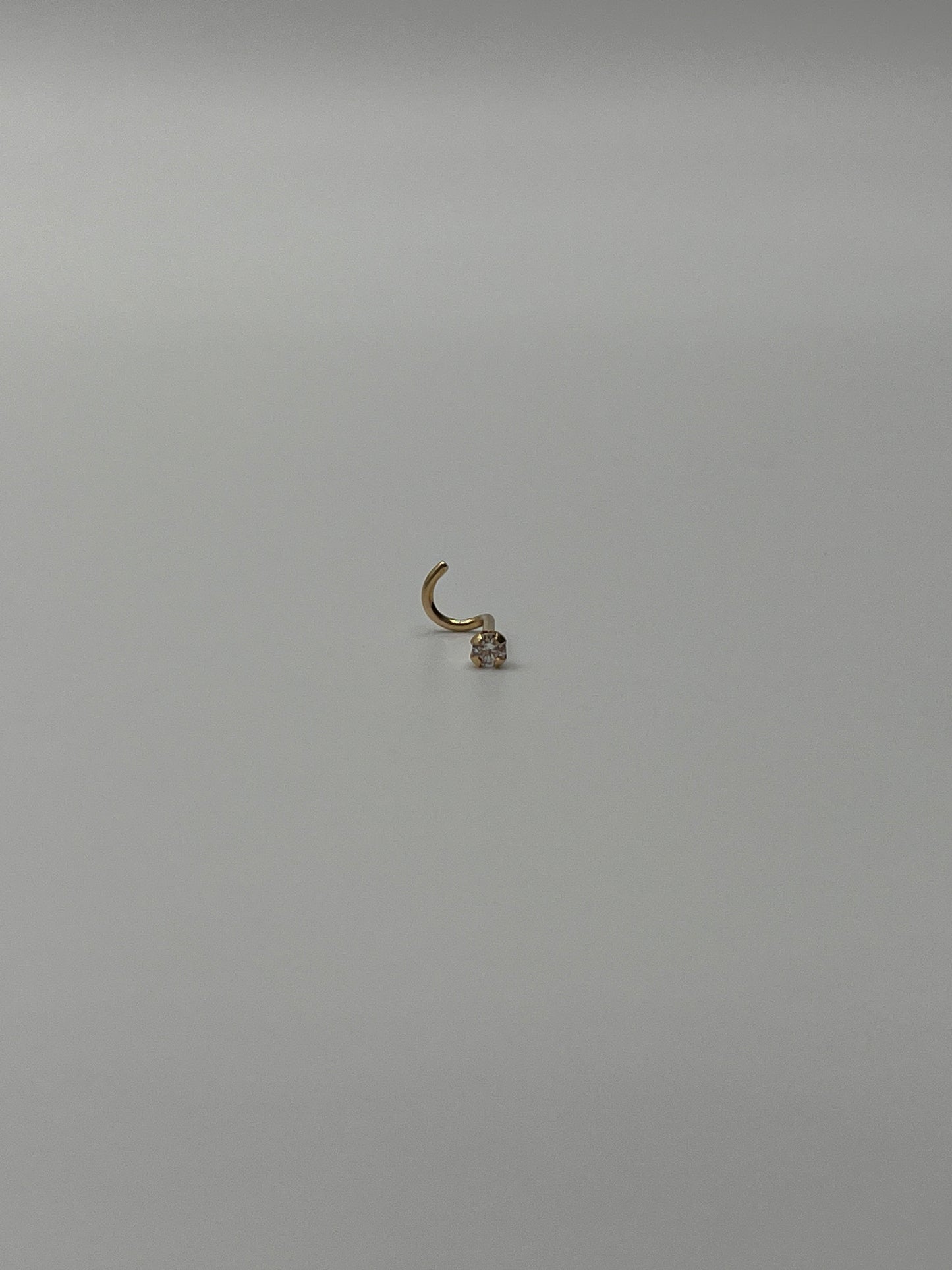 Piercing Circon Blanco 0.13Gr