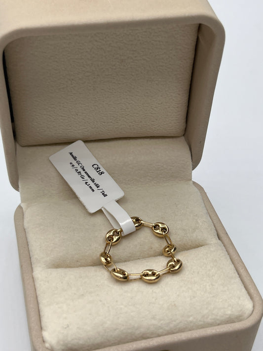 Anillo GC Oro amarillo 18k / Talla 9 / 0,87 Gr / 4,2 mm