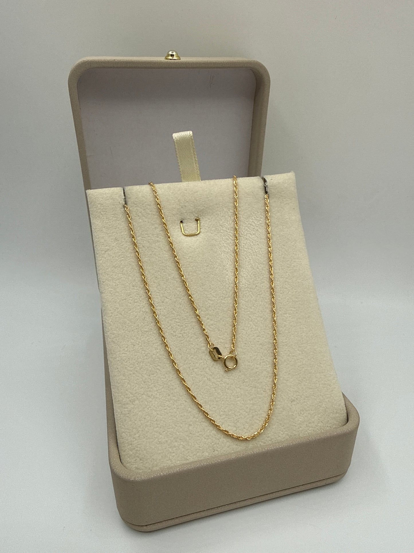 Cadena It Lazo Oro amarillo 18k +3 / 1,75 Gr / 1,70 mm / 50 Cm