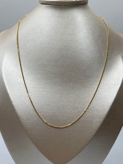 Cadena It Franco Oro amarillo 18k +2 / 3,97 Gr / 1,20 mm / 45 Cm