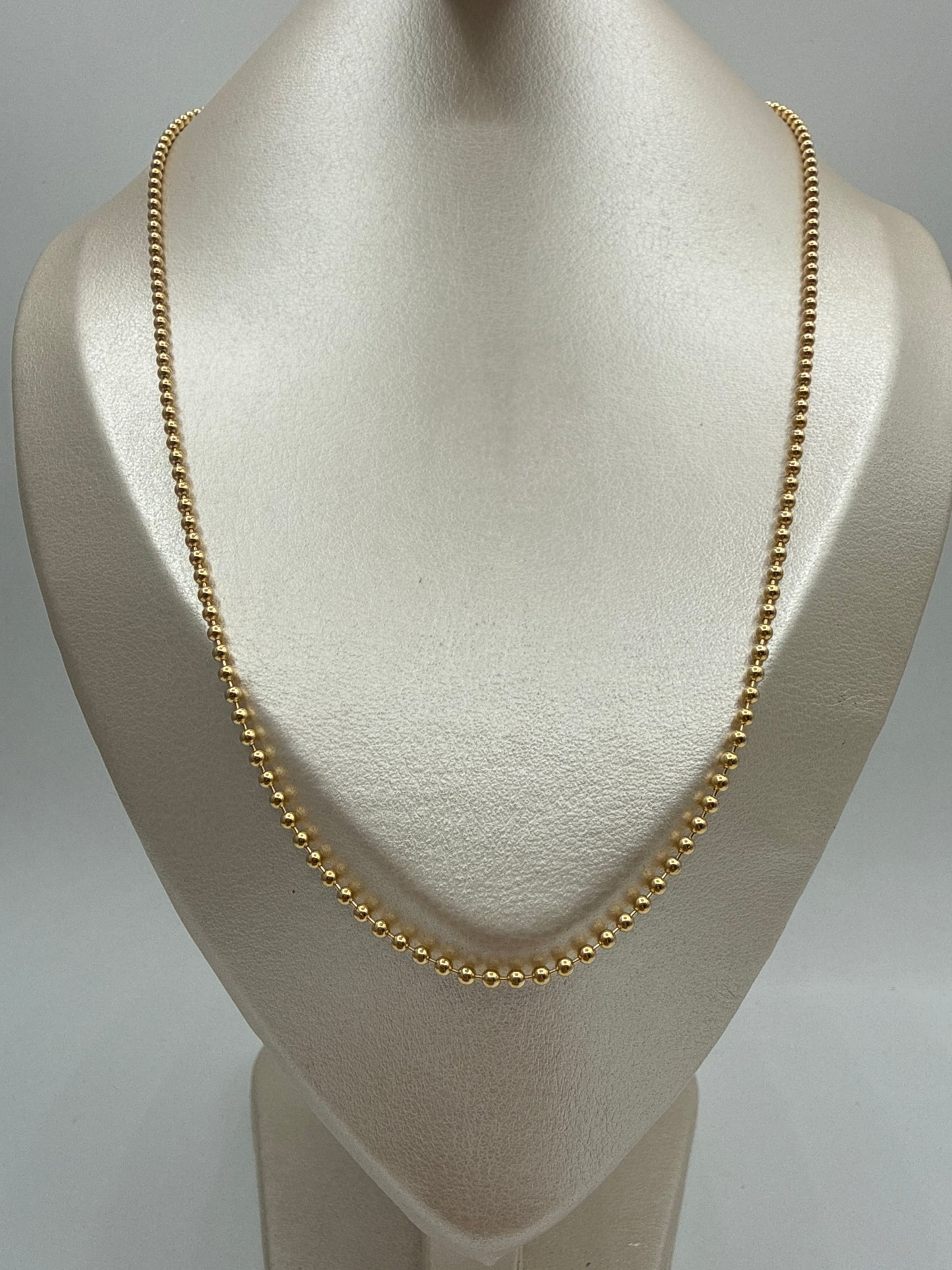 Cadena It Militar Oro amarillo 18k 10,17 Gr / 2 mm / 60 Cm