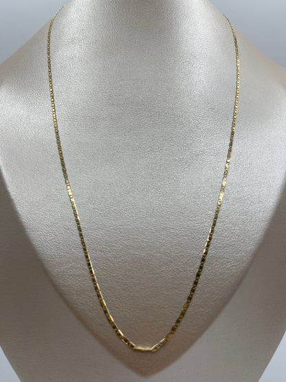 Cadena It Plana Oro amarillo 18k +3 / 2,09 Gr / 1,80 mm / 50 Cm