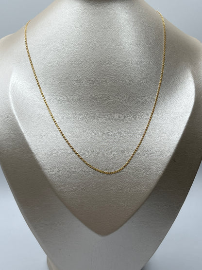 Cadena It China Oro amarillo 18k +3 / 2,77 Gr / 1 mm / 50 Cm