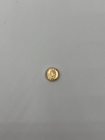 Herraje Virgen Guadalupe Oro amarillo 18k 0,40 Gr / 1,2 Cm
