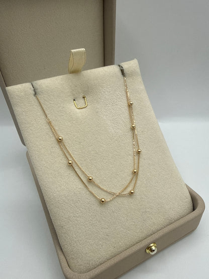 Cadena It Especial Franco Bola Oro amarillo 18k +4 / 0,93 Gr / 2,5 mm / 45 Cm