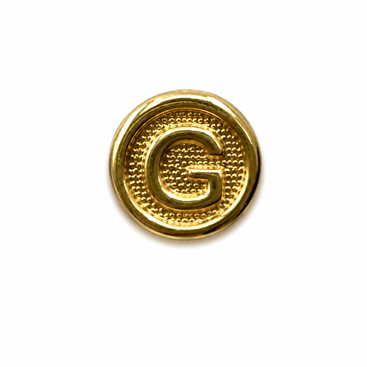 Herraje Letra G Oro amarillo 18k 0,37 Gr / 1 Cm