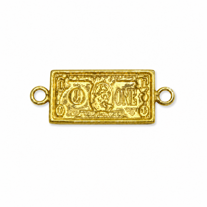 Herraje dolar Oro amarillo 18k 0,83 Gr / 0,85 Cm