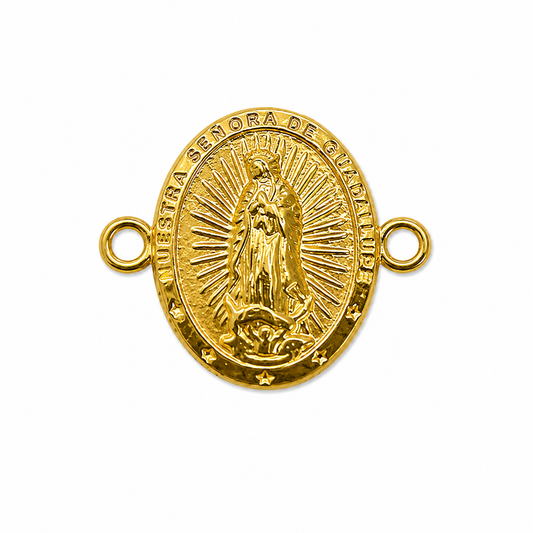 Herraje Virgen Guadalupe Oro amarillo 18k 0,32 Gr / 1 Cm