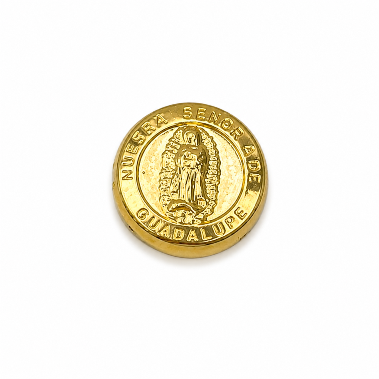 Herraje Virgen Guadalupe Oro amarillo 18k 0,40 Gr / 1,2 Cm