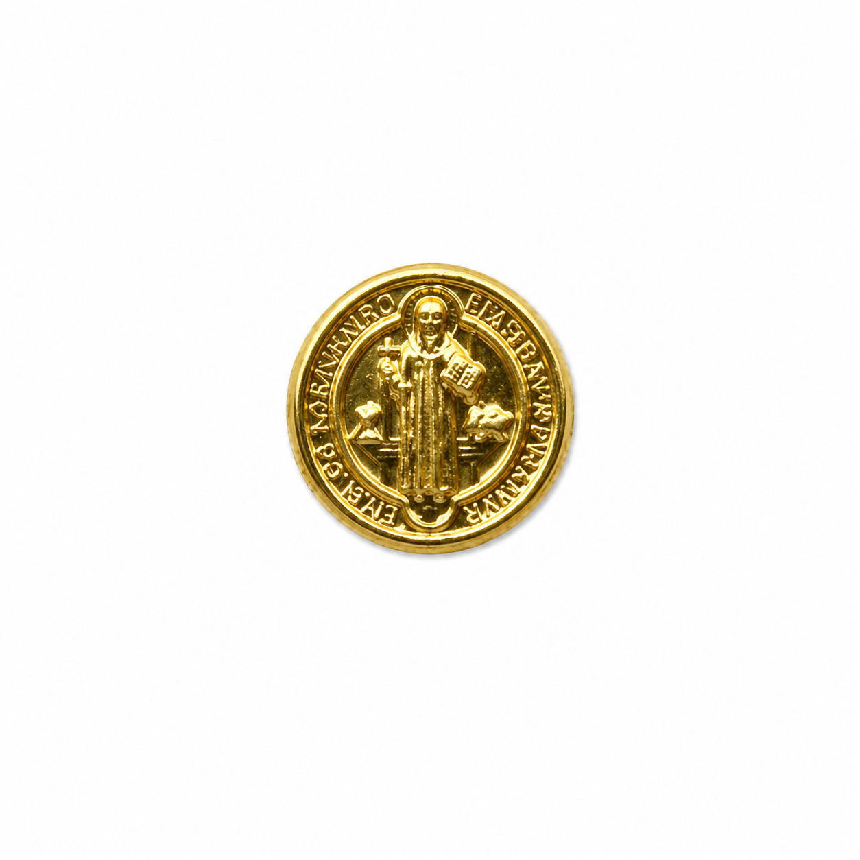 Herraje San Benito Oro amarillo 18k 0,39 Gr / 1 Cm