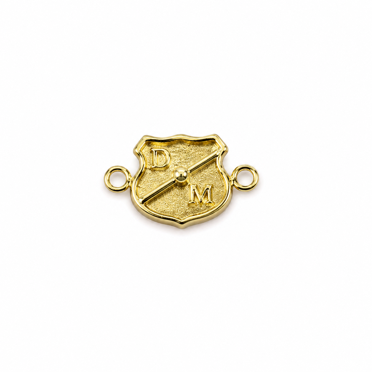 Herraje Independiente Medellin Oro amarillo 18k 0,42 Gr / 0,9 Cm