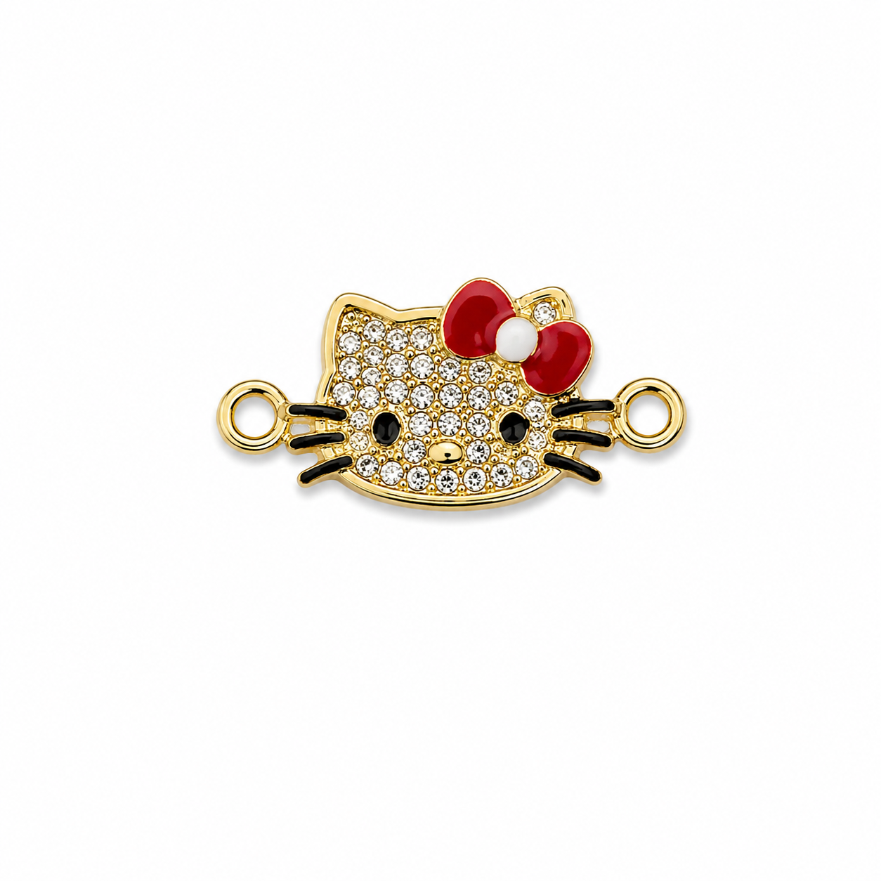 Herraje Hello Kitty Oro amarillo 18k 0,83 Gr / 0,8 Cm