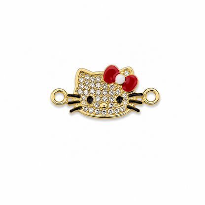 Herraje Hello Kitty Oro amarillo 18k 0,83 Gr / 0,8 Cm