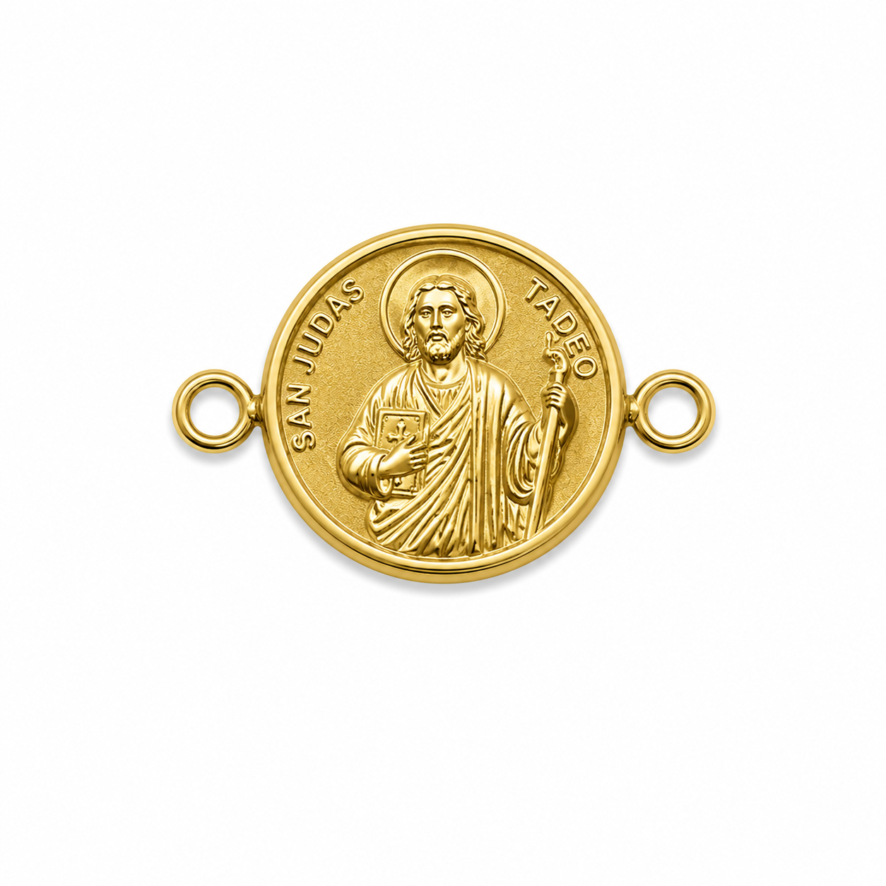 Herraje San Judas Tadeo Oro amarillo 18k 0,83 Gr / 1,3 Cm